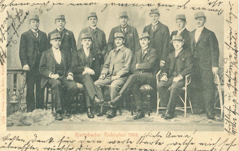 …přes městské rekruty (1903)…