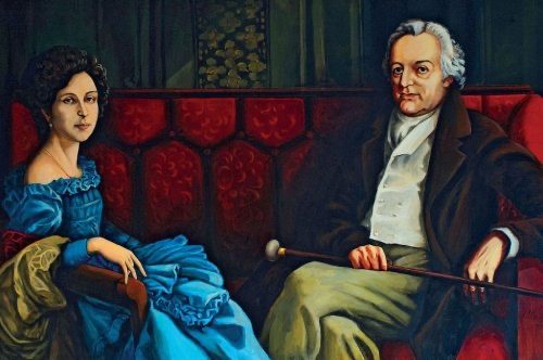 Nejznámější příběh lásky – Goethe a Ulrika (malba)