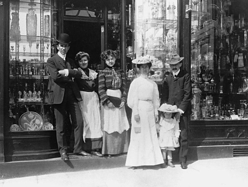 Rodiny Richarda a Leo Moserových v roce 1905