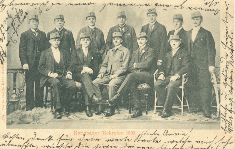 …přes městské rekruty (1903)…