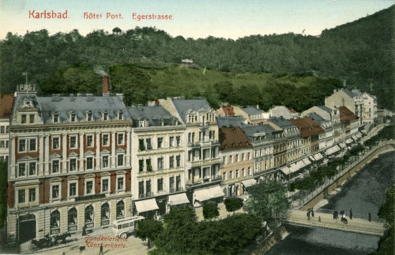 Chebská ulice roku 1900